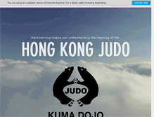 Tablet Screenshot of hkjudo.com
